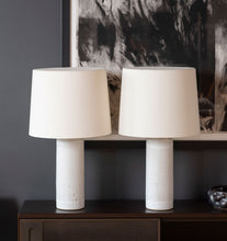 Load image into Gallery viewer, Winter White Haresfur Table Lamps