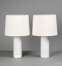 Load image into Gallery viewer, Winter White Haresfur Table Lamps