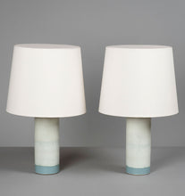 Load image into Gallery viewer, Muted Teal Haresfur Table Lamps