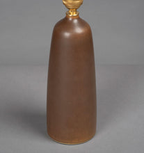 Load image into Gallery viewer, Mocha Haresfur Glaze Table Lamp