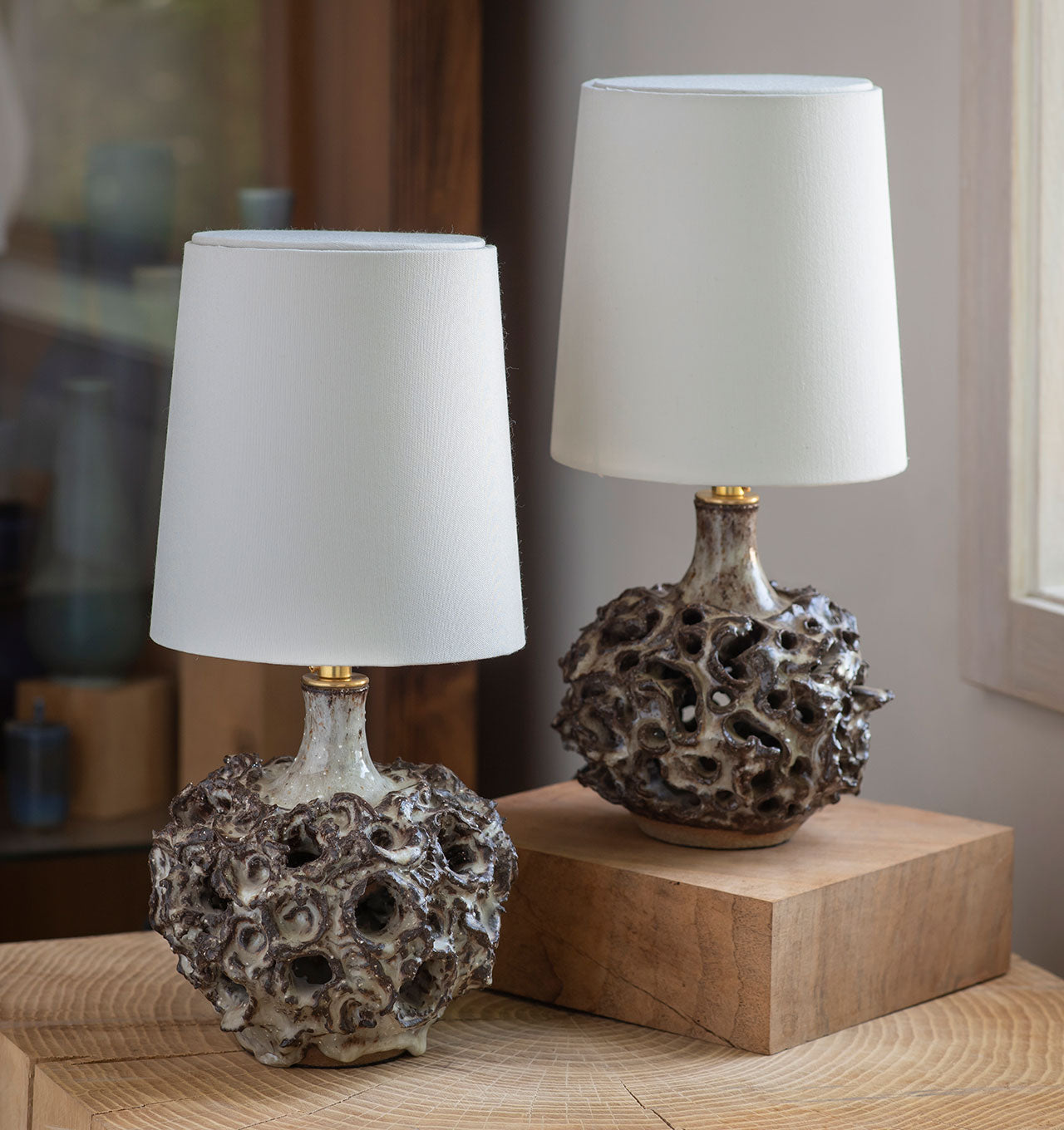 Abstract Table Lamp Set – The Makers Guild