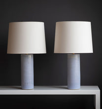Load image into Gallery viewer, Powder Blue Haresfur Table Lamps