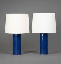 Load image into Gallery viewer, Indigo Blue Haresfur Table Lamps