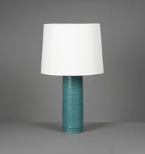 Load image into Gallery viewer, Teal Haresfur Table Lamps