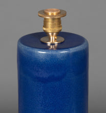 Load image into Gallery viewer, Indigo Blue Haresfur Table Lamps