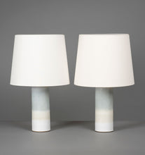Load image into Gallery viewer, Pale Blue Ombré Haresfur Table Lamps
