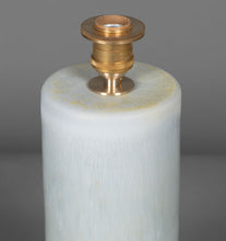 Load image into Gallery viewer, Pale Blue Ombré Haresfur Table Lamps