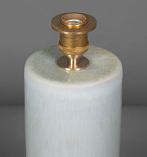 Load image into Gallery viewer, Pale Blue Ombré Haresfur Table Lamps