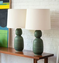 Load image into Gallery viewer, Evergreen Gourd Table Lamps