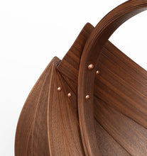 Load image into Gallery viewer, Walnut and Ash Split Wood Baskets