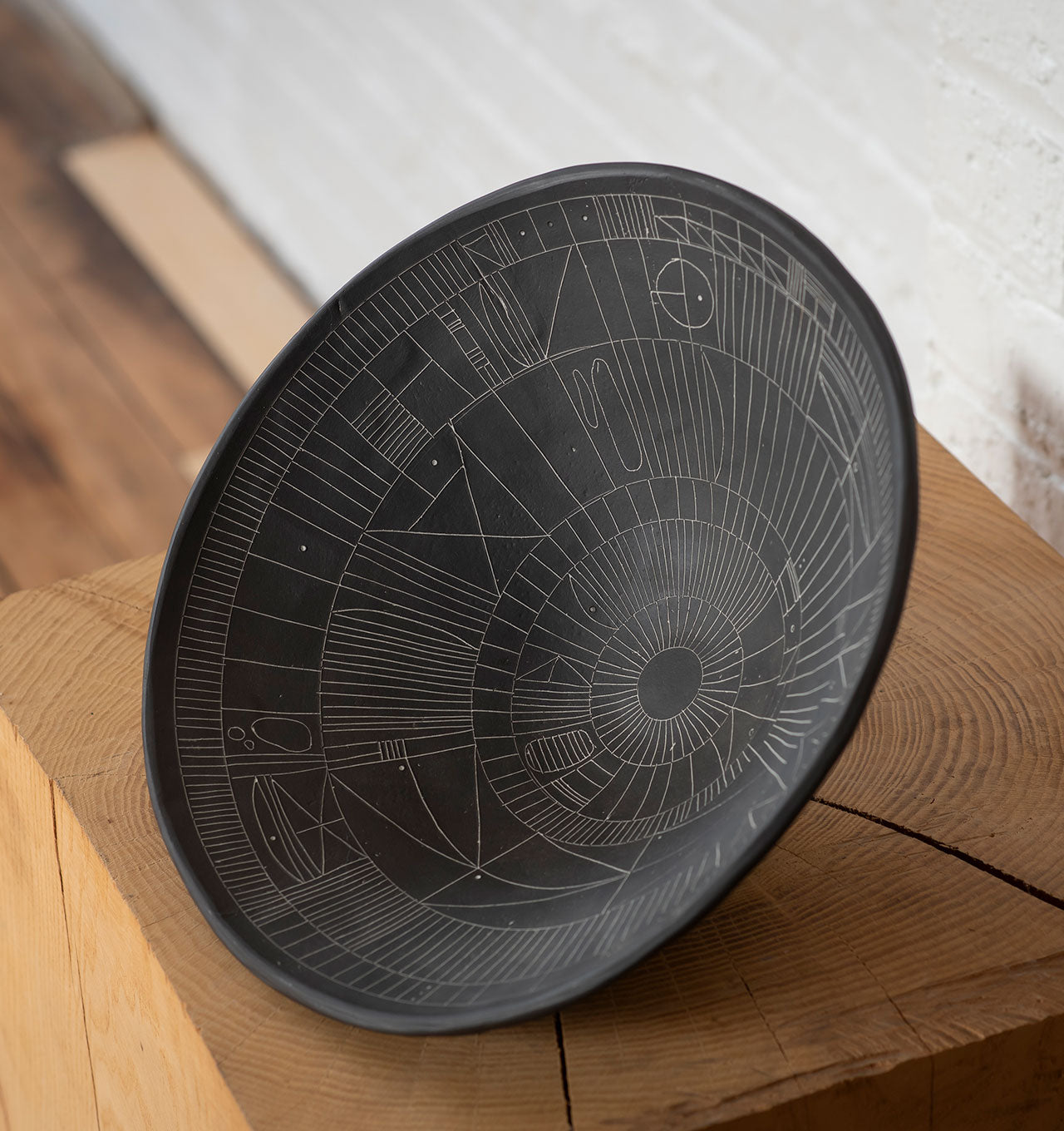 Scribe Series Footed Bowl