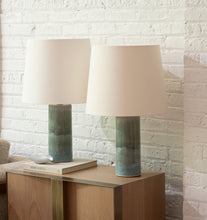 Load image into Gallery viewer, Coastal Jade Haresfur Table Lamps
