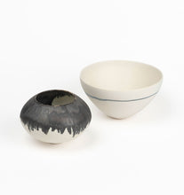 Load image into Gallery viewer, Bronze White and Blue Line Series Bowls