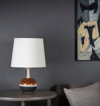 Load image into Gallery viewer, Bronze Drip Glaze Table Lamp