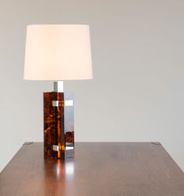 Load image into Gallery viewer, Tortoise Lucite Table Lamp