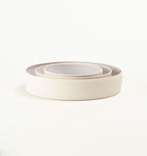 Load image into Gallery viewer, White and Lavender Nested Cylindrical Trays