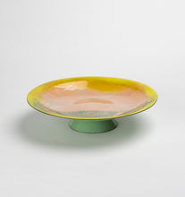 Load image into Gallery viewer, Enamel Plate, Bowl and Footed Platter Set