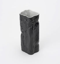 Load image into Gallery viewer, Black Bisque Porcelain Vase Set