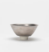 Tenmoku Tea Bowl and Sake Cup (Flat)