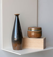 Rörstrand Vase and Lidded Bowl Set