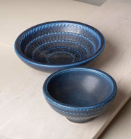 Cobalt Glazed Bowl Set