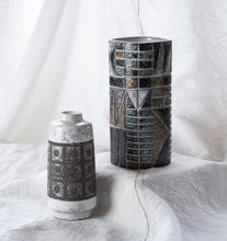 Load image into Gallery viewer, Model 3045 Vase and Tri Series Vase Duo + Ribbed Lava Glaze Vase