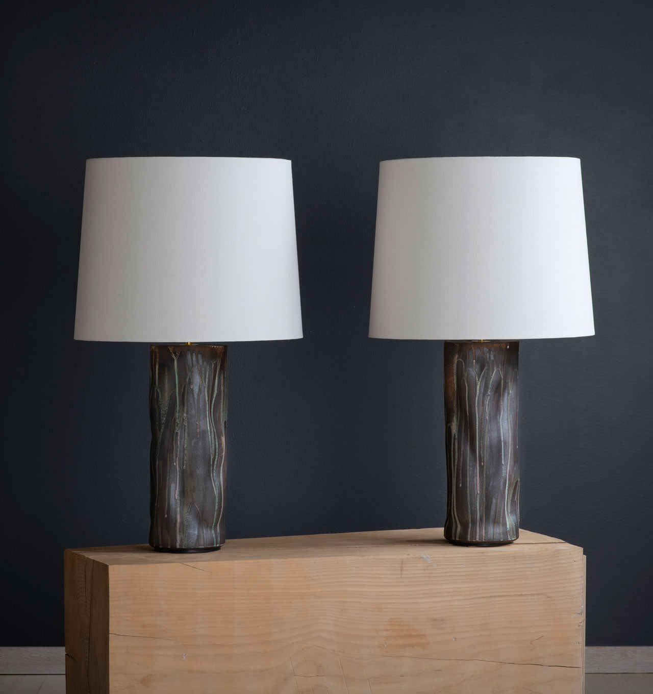 Tall cylinder 2025 table lamp