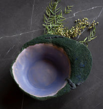 Load image into Gallery viewer, Lavender and Emerald Thalia Bowl