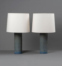 Load image into Gallery viewer, Cornflower Blue Haresfur Table Lamps