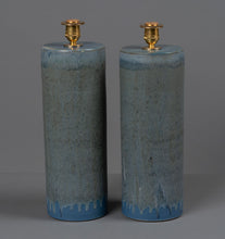 Load image into Gallery viewer, Cornflower Blue Haresfur Table Lamps