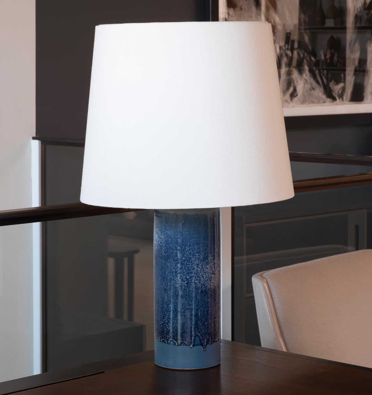 Sapphire Haresfur Table Lamp