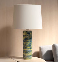 Textural Chattered Table Lamp