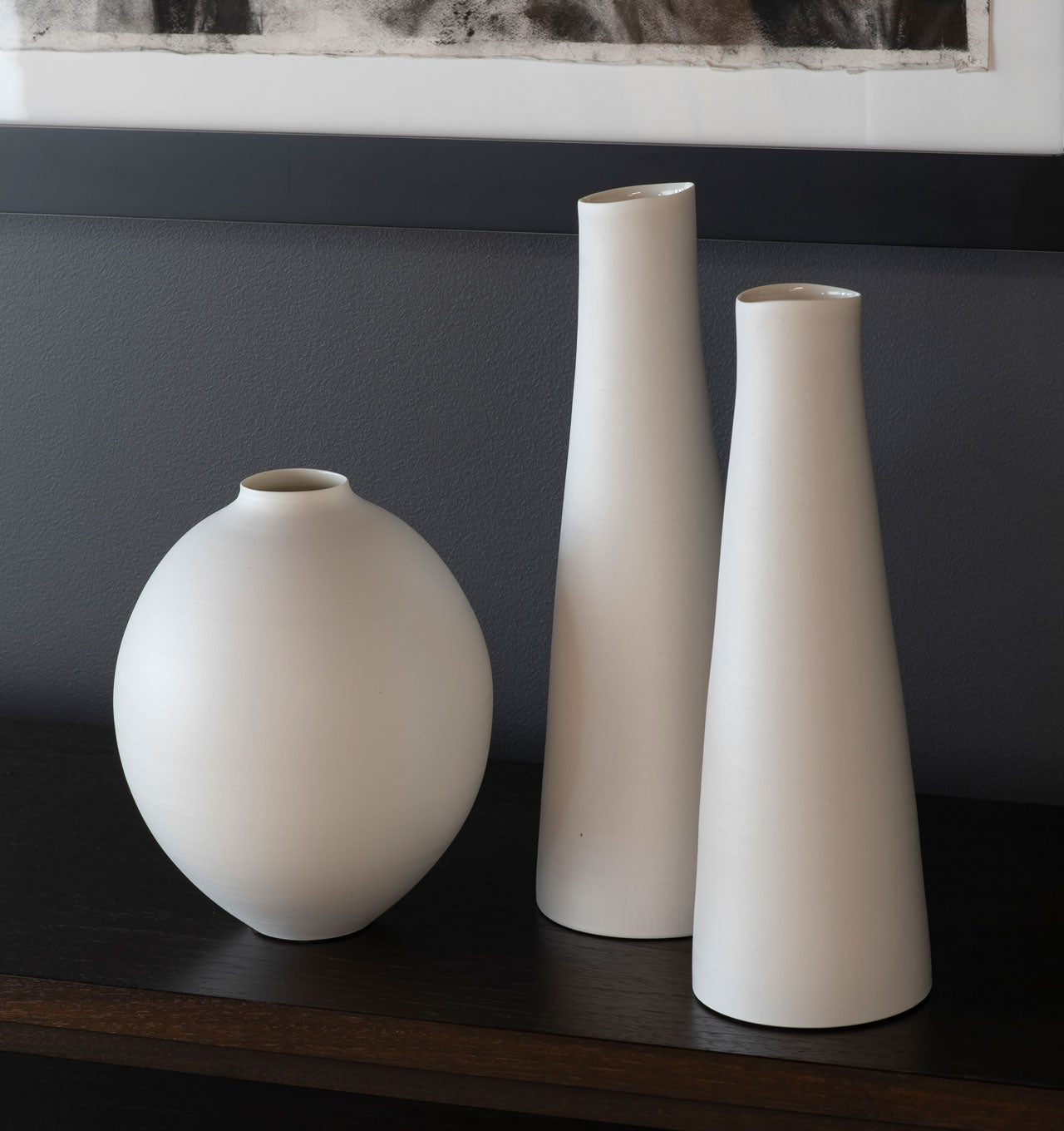 Organic and Cone Porcelain Vessels