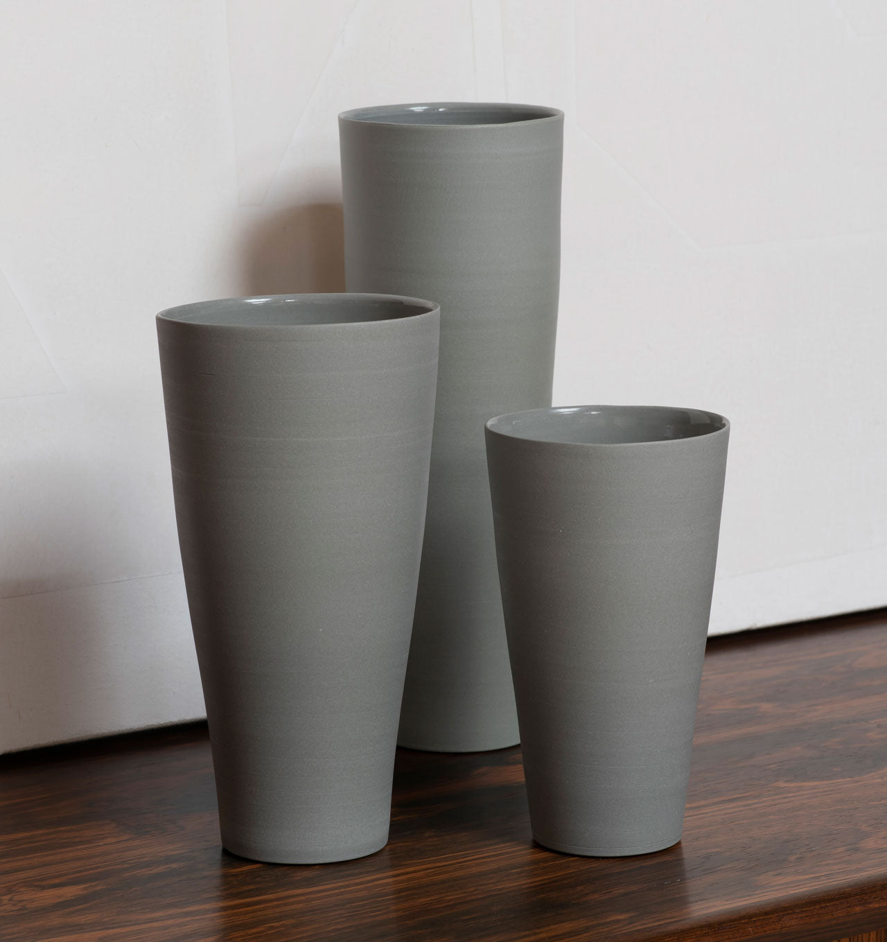 Sage Grey Vase Collection