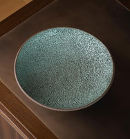 Toscana Series Vase Set + Seafoam Green Crater Bowl