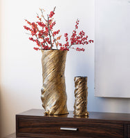 Twisted Stem Vase Set