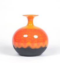 Load image into Gallery viewer, Orange Pop Art Vase Set