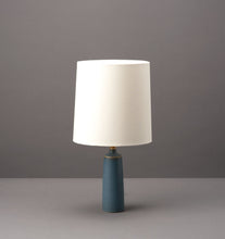 Load image into Gallery viewer, Windsor Blue Haresfur Table Lamp