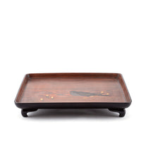 Load image into Gallery viewer, Meiji Footed Tray with Bird Motif